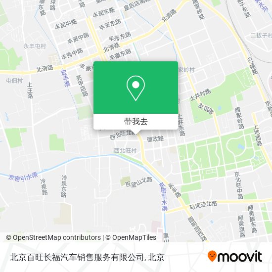 北京百旺长福汽车销售服务有限公司地图