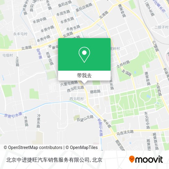 北京中进捷旺汽车销售服务有限公司地图