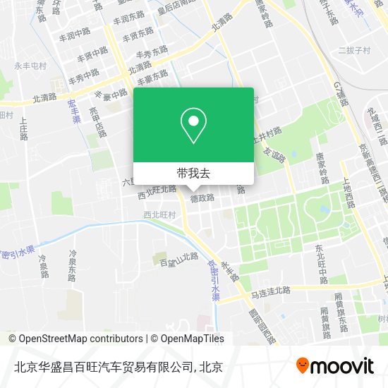 北京华盛昌百旺汽车贸易有限公司地图