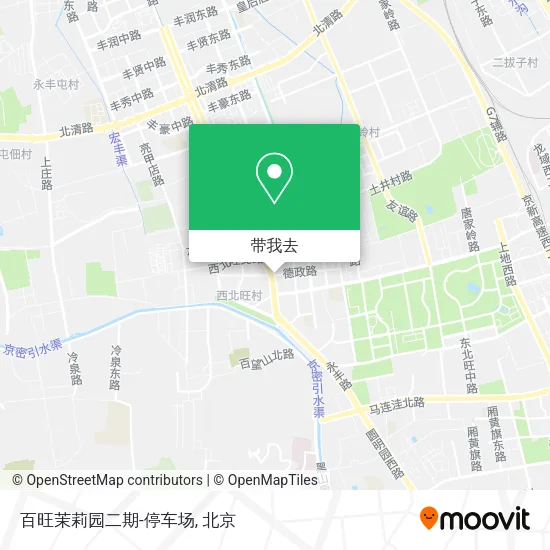 百旺茉莉园二期-停车场地图
