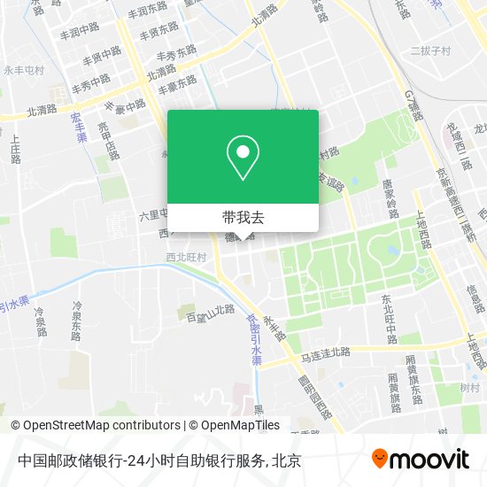 中国邮政储银行-24小时自助银行服务地图