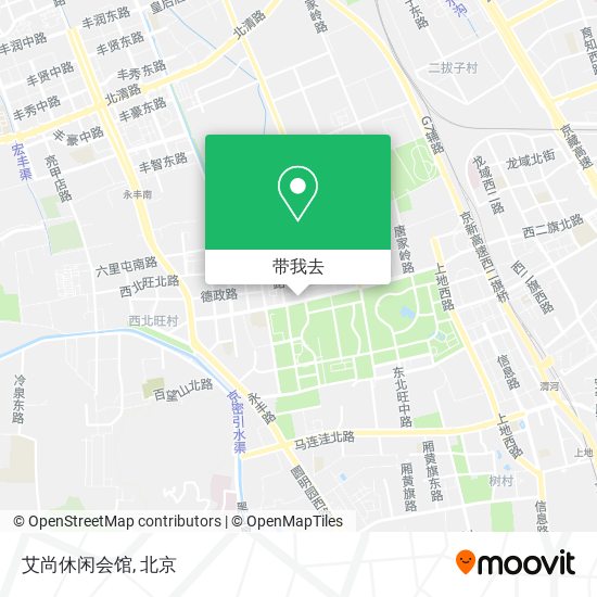 艾尚休闲会馆地图