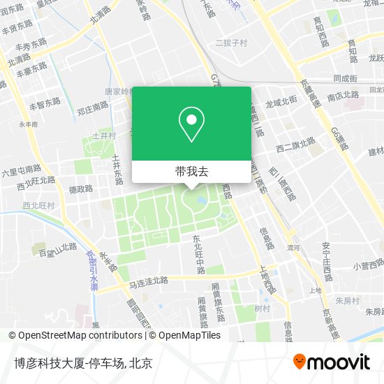 博彦科技大厦-停车场地图