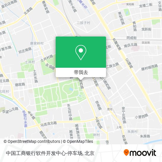 中国工商银行软件开发中心-停车场地图