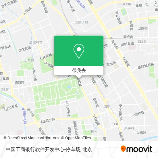 中国工商银行软件开发中心-停车场地图