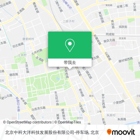 北京中科大洋科技发展股份有限公司-停车场地图