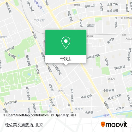 晓佐美发旗舰店地图