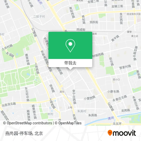 燕尚园-停车场地图