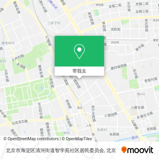 北京市海淀区清河街道智学苑社区居民委员会地图