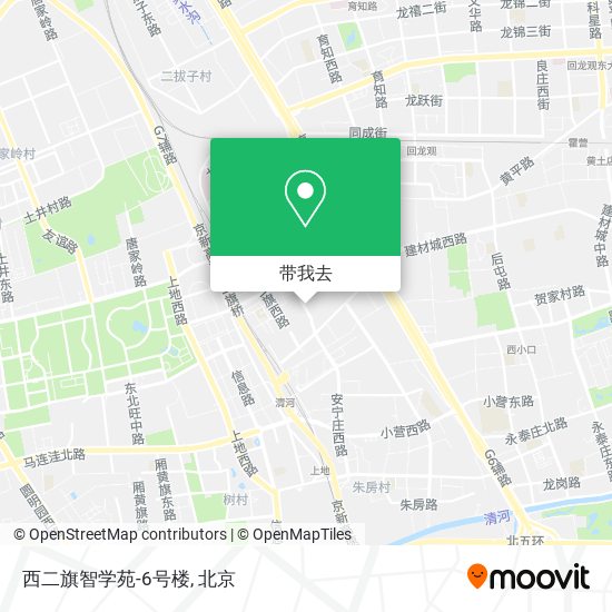 西二旗智学苑-6号楼地图