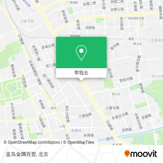 蓝岛金隅百货地图