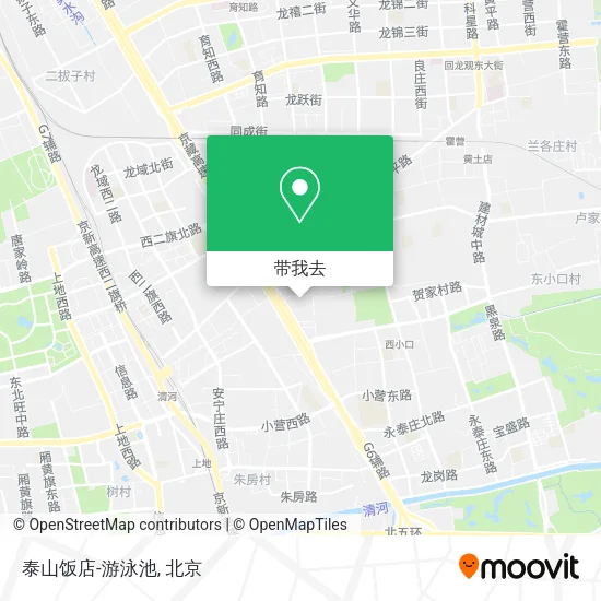 泰山饭店-游泳池地图