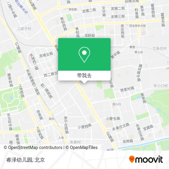 睿泽幼儿园地图