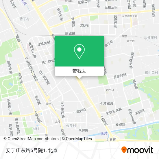 安宁庄东路6号院1地图