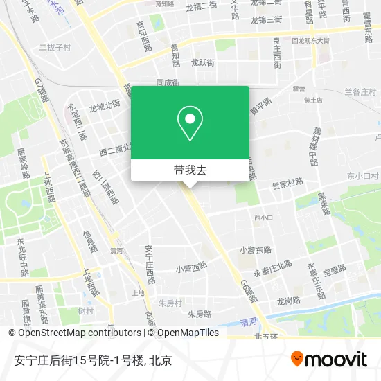 安宁庄后街15号院-1号楼地图