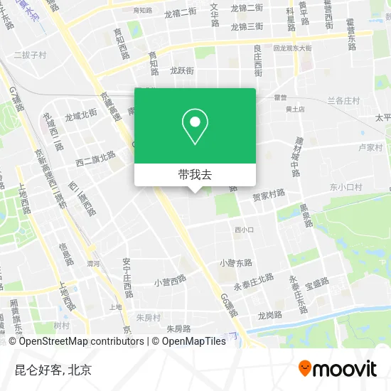 昆仑好客地图