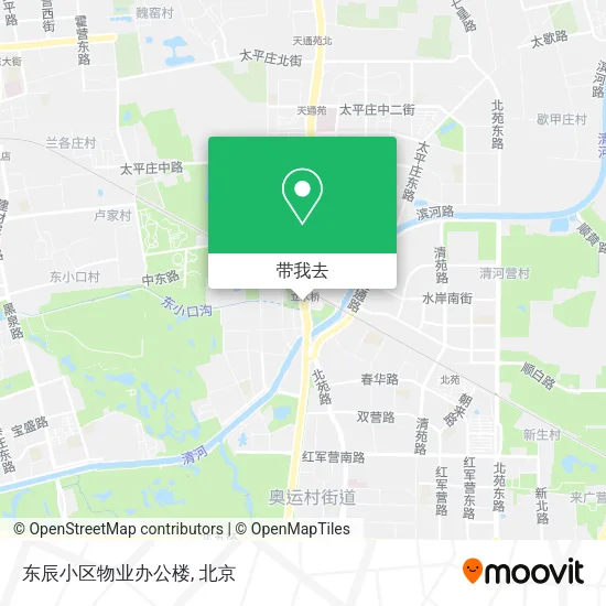 东辰小区物业办公楼地图