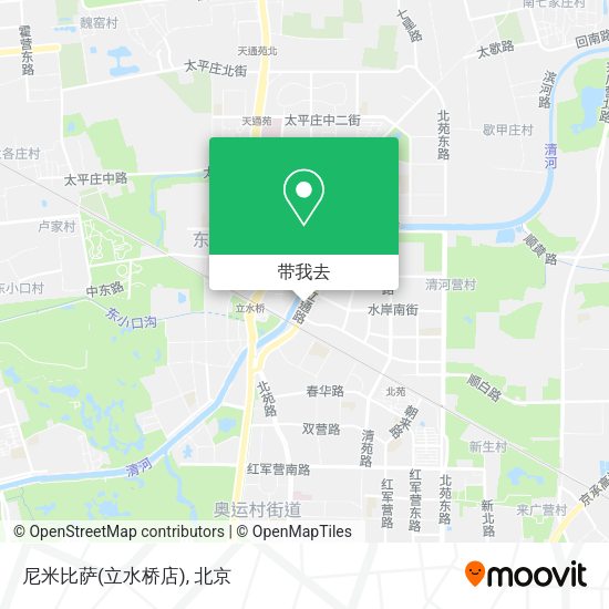 尼米比萨(立水桥店)地图