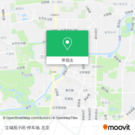 立城苑小区-停车场地图