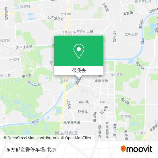 东方郁金香停车场地图
