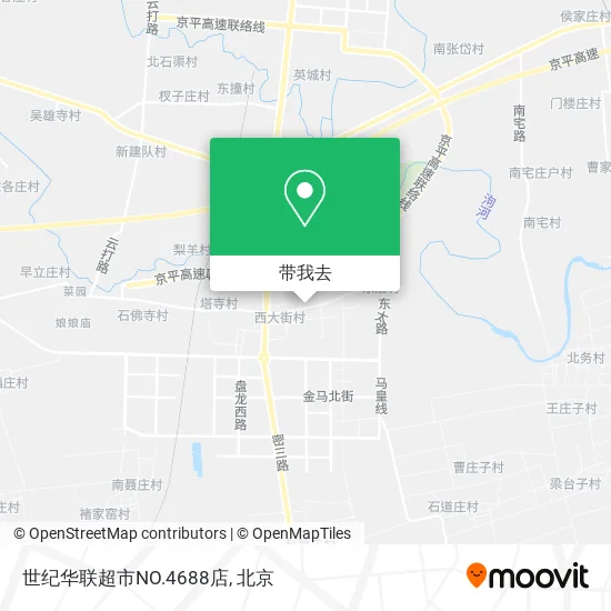 世纪华联超市NO.4688店地图