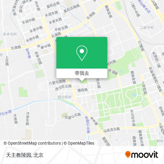 天主教陵园地图