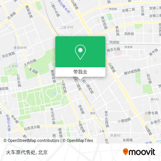 火车票代售处地图