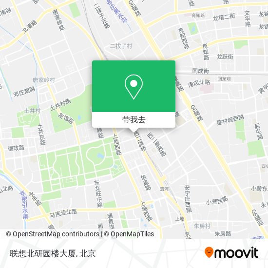 联想北研园楼大厦地图