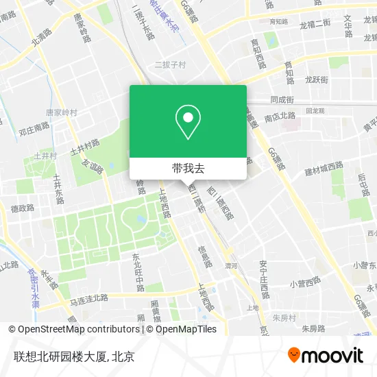 联想北研园楼大厦地图