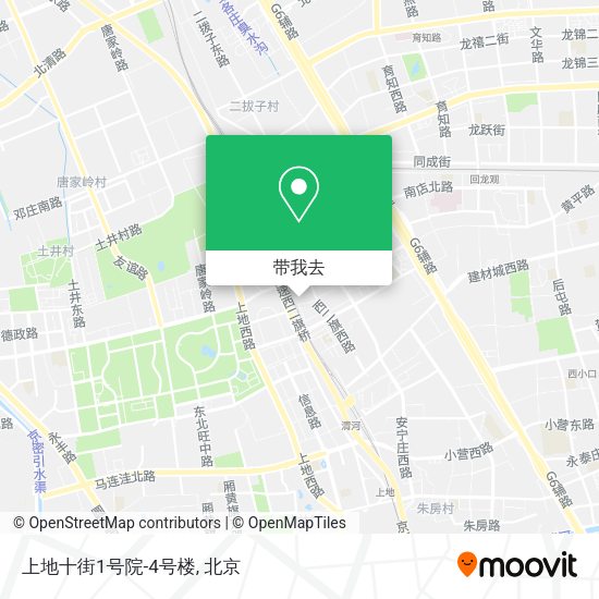 上地十街1号院-4号楼地图