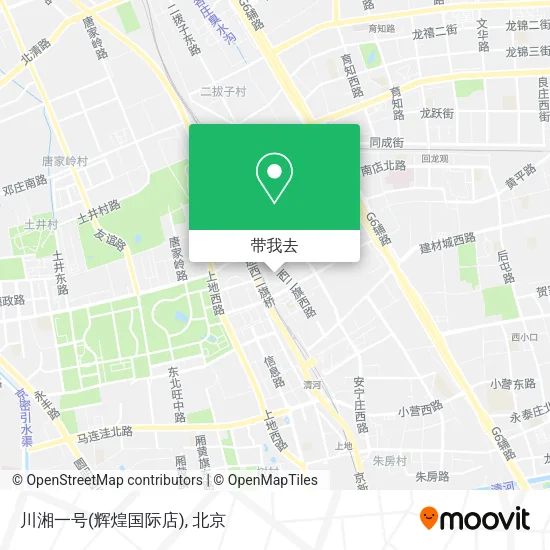 川湘一号(辉煌国际店)地图