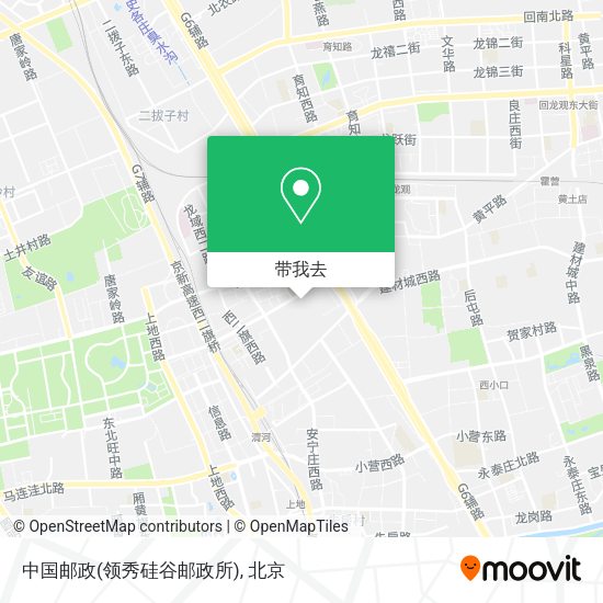 中国邮政(领秀硅谷邮政所)地图