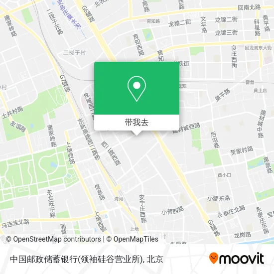 中国邮政储蓄银行(领袖硅谷营业所)地图