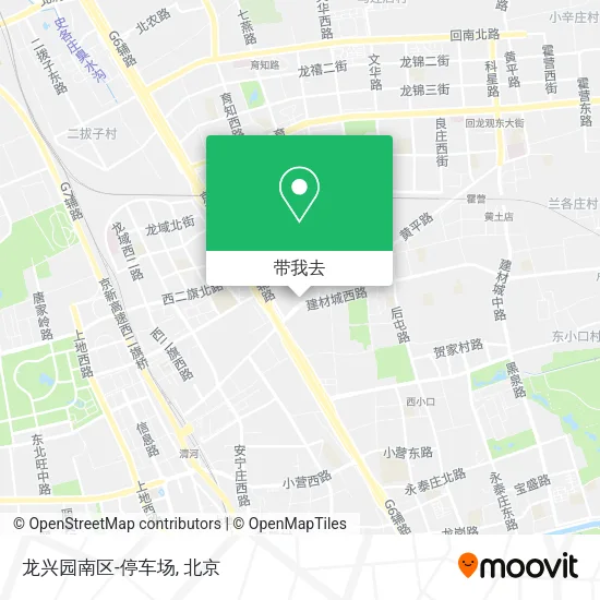 龙兴园南区-停车场地图