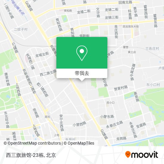 西三旗旅馆-23栋地图