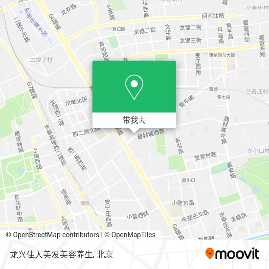 龙兴佳人美发美容养生地图