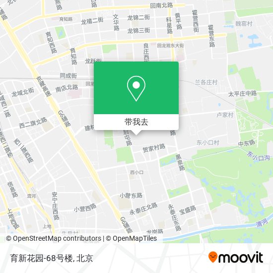 育新花园-68号楼地图