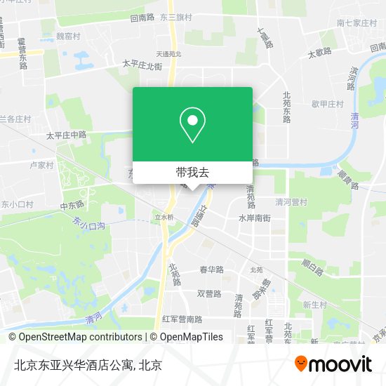 北京东亚兴华酒店公寓地图