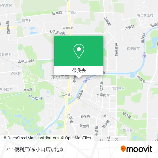 711便利店(东小口店)地图