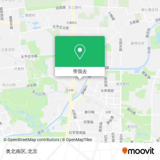 奥北南区地图
