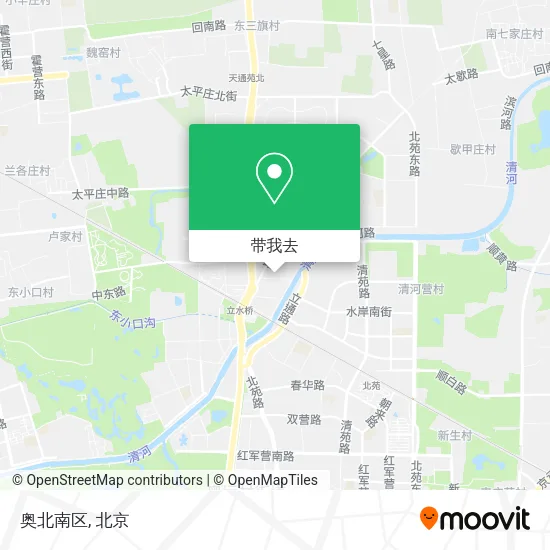 奥北南区地图
