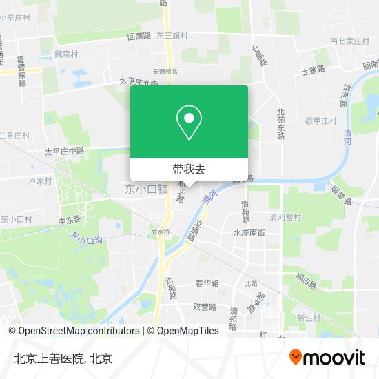 北京上善医院地图