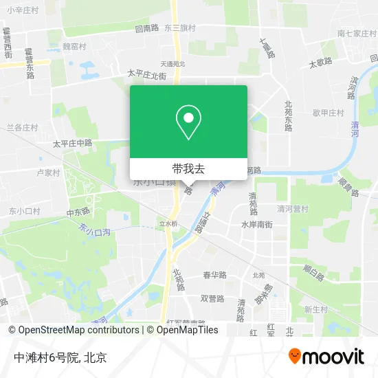 中滩村6号院地图