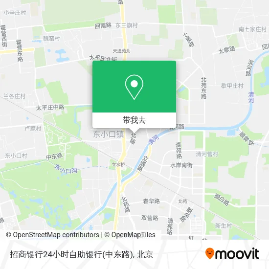 招商银行24小时自助银行(中东路)地图