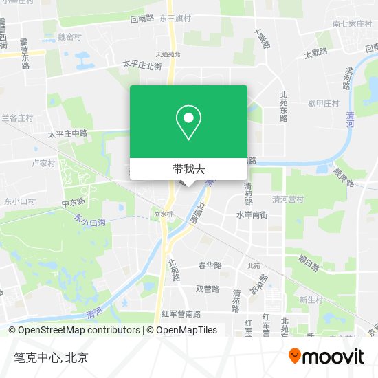 笔克中心地图