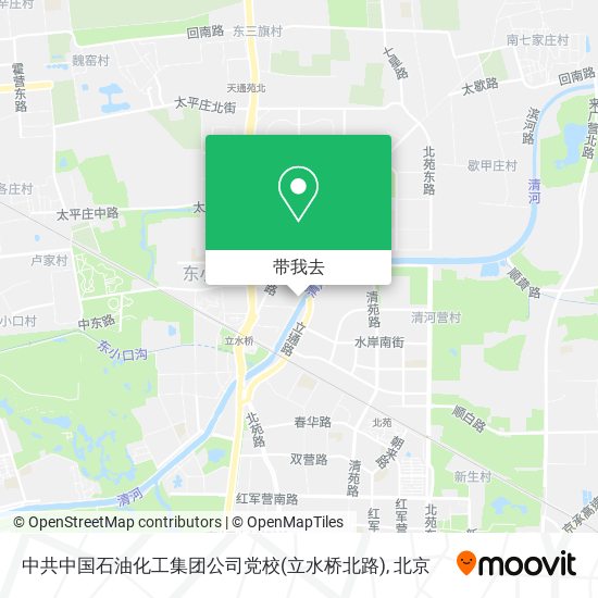 中共中国石油化工集团公司党校(立水桥北路)地图