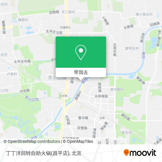 丁丁洋回转自助火锅(昌平店)地图