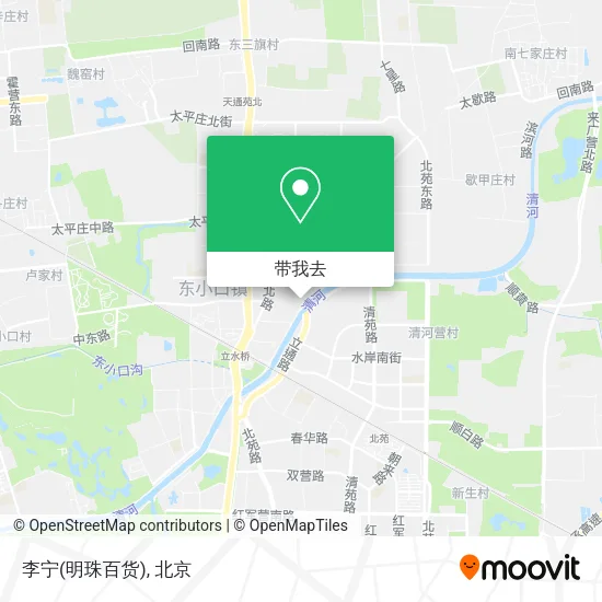 李宁(明珠百货)地图