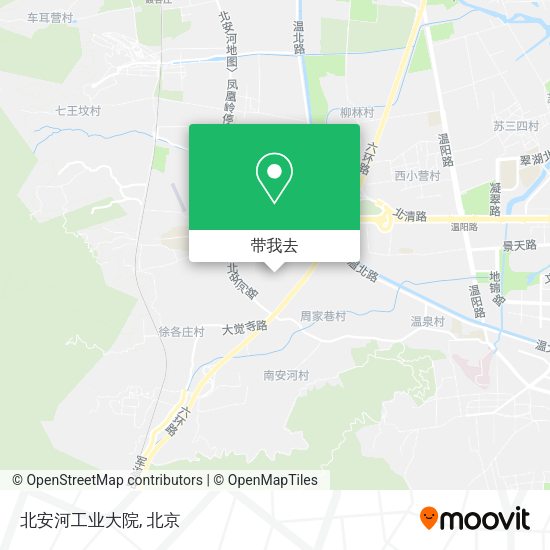 北安河工业大院地图