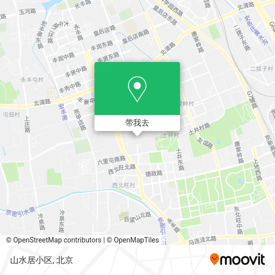 山水居小区地图